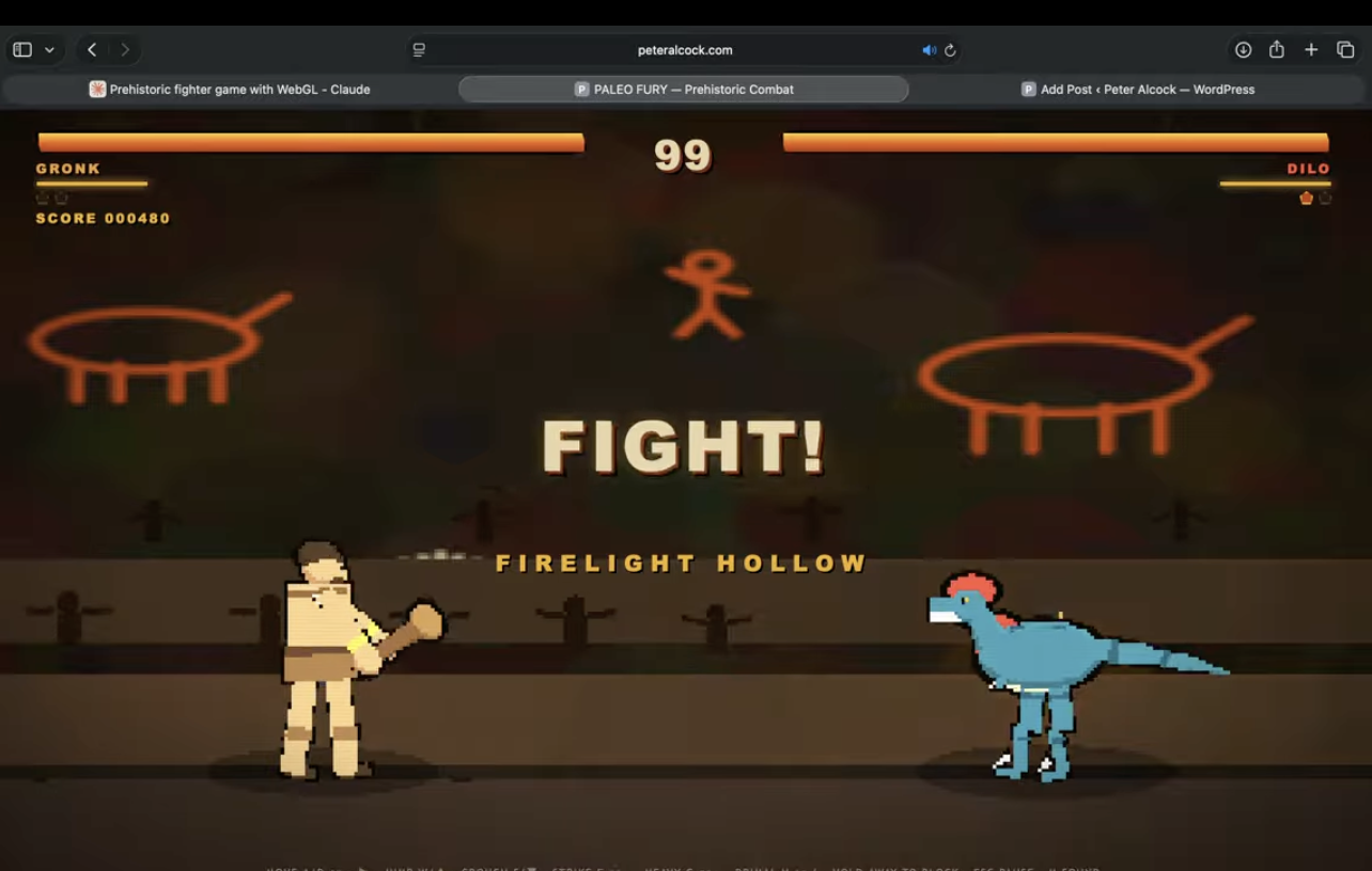 Twenty Five Years Late: How I Finally Shipped My Prehistoric Fighting Game